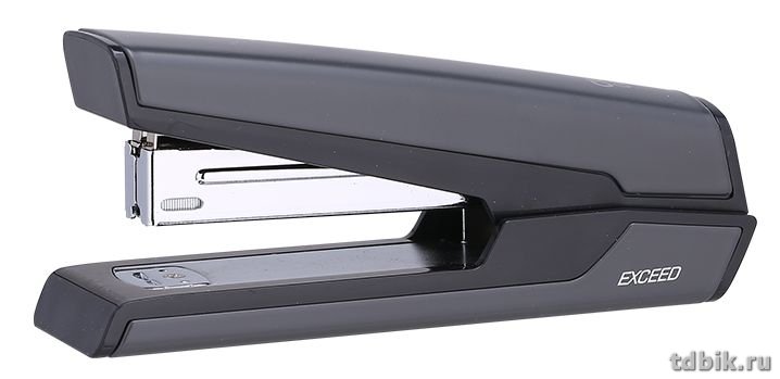 Степлер 24/6 до 25л металлический Deli "Exceed", нескользящее основание, ассорти