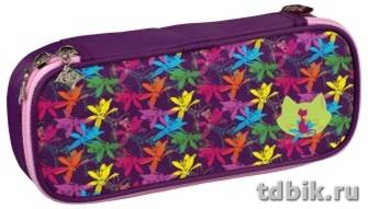 Пенал  для девочки  настольный Kite "Catsline" 21*8,5*5см