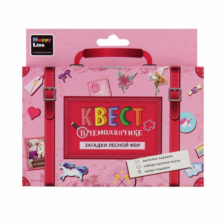Игра настольная  Квест "Загадки лесной феи" HAPPY LINE