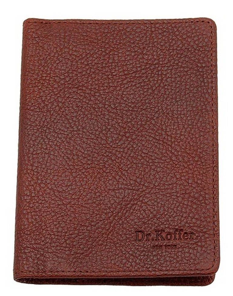 Обложка для автодокументов Dr.Koffer нат. кожа, коньяк