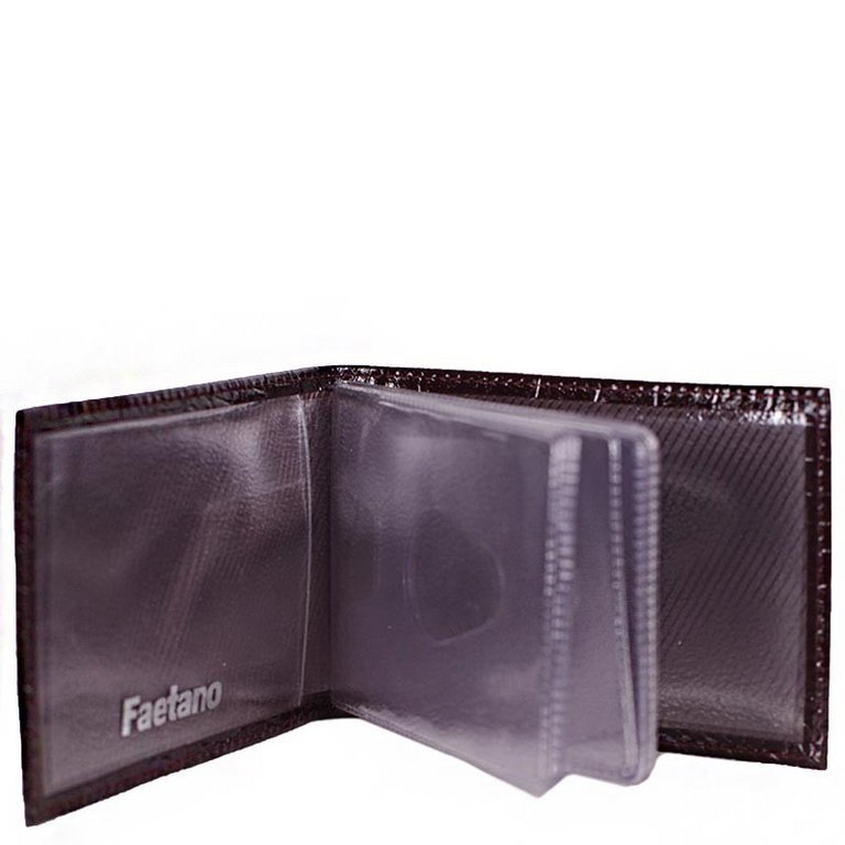 Визитница Faetano "Геккон", нат. кожа, бордо