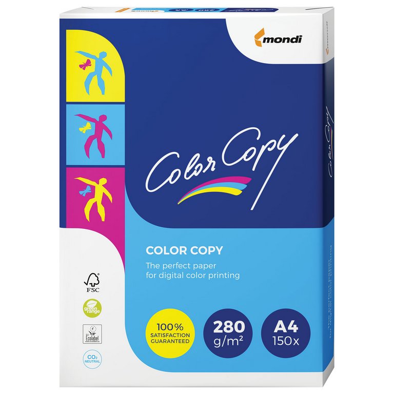 Бумага для полноцв. печати Color Copy А4 (210*297мм) 280 гр. (150л)