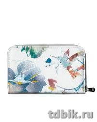 Футляр для ключей  D.Morelli "Эльза" из нат.кожи, на молнии принт колибри