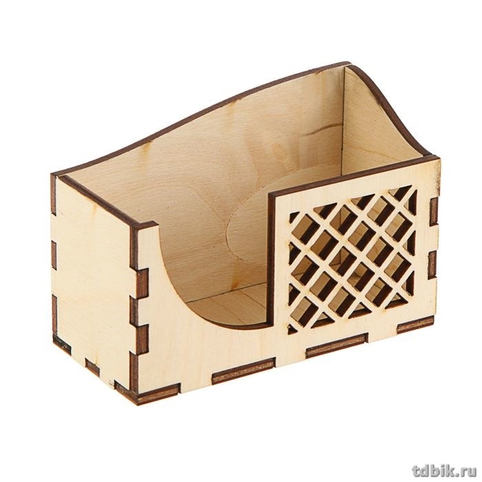 Изделие для декорирования Визитница 10,5*5*7см (дерево)