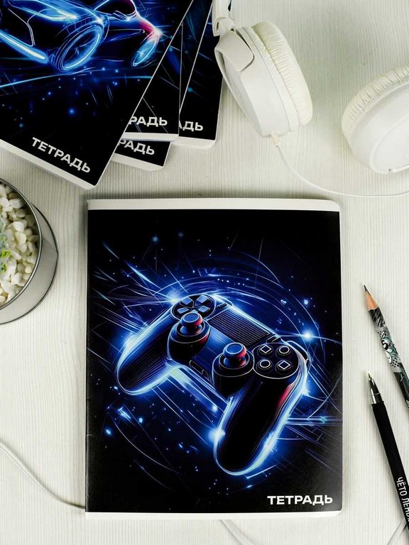 Тетрадь 48 лист кл. А5+ на скрепке "ИЗЛУЧЕНИЕ" 5 ВИДОВ