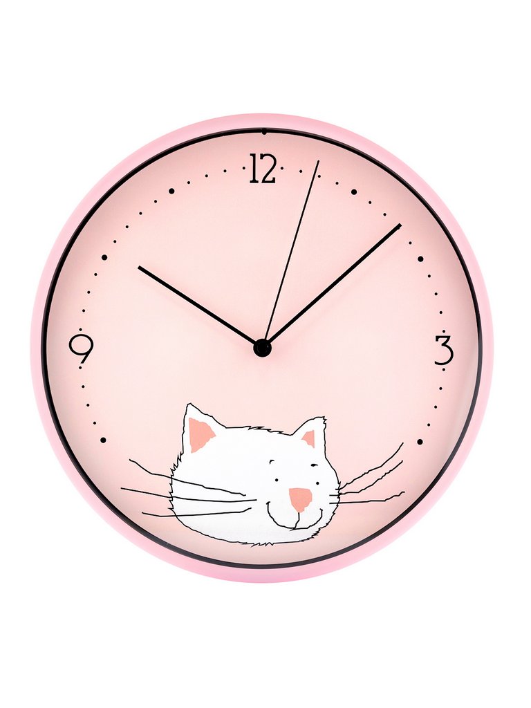 Часы настенные "Котик" 25.5*4.3см