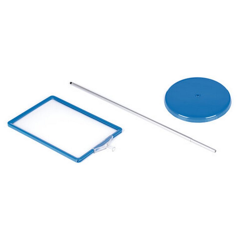 Стойка информационная напольная для А4, h=1м, сталь, синяя, BRAUBERG