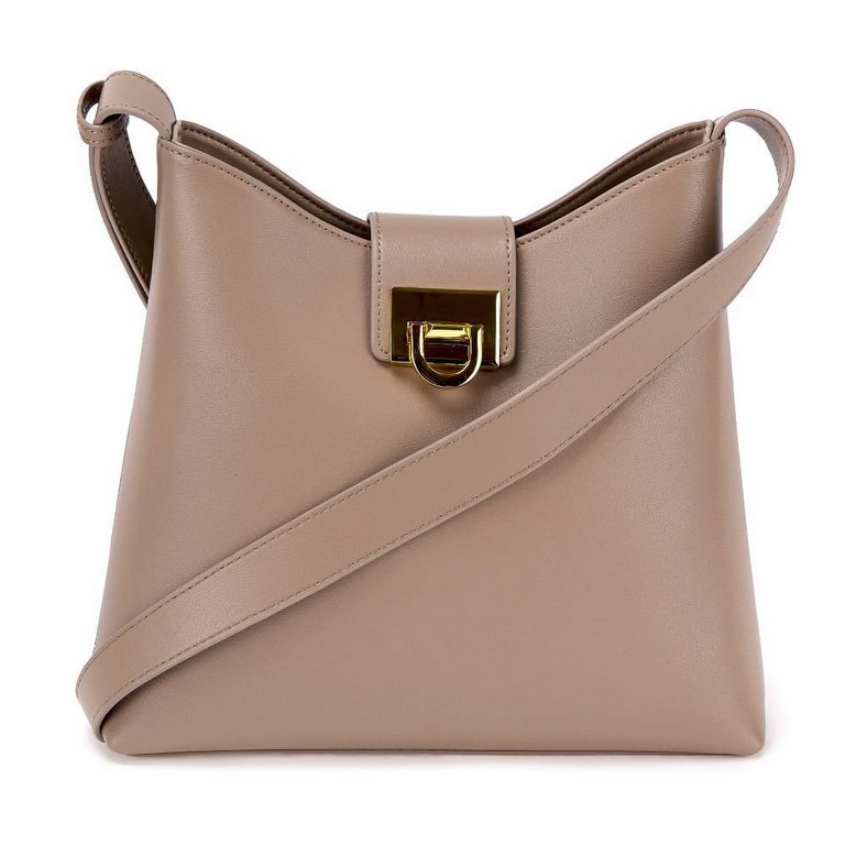 Сумка женская Jane's Story бежевая, нат. кожа