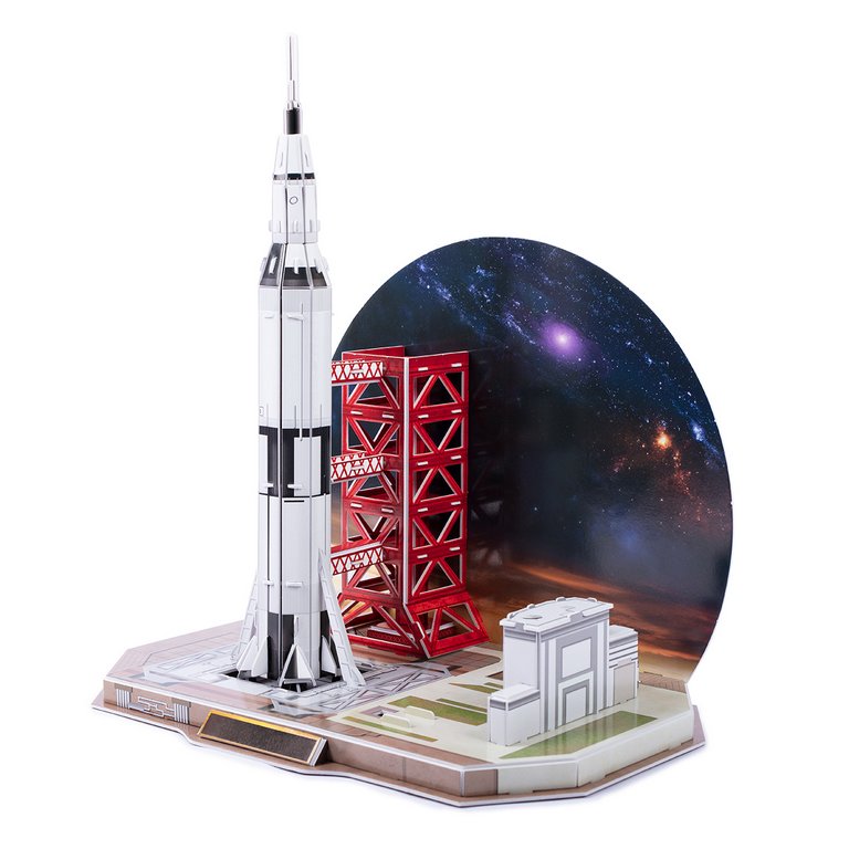 Сборная модель из пенополистерола Серия Космос "Ракета-носитель" 68 элементов, REZARK