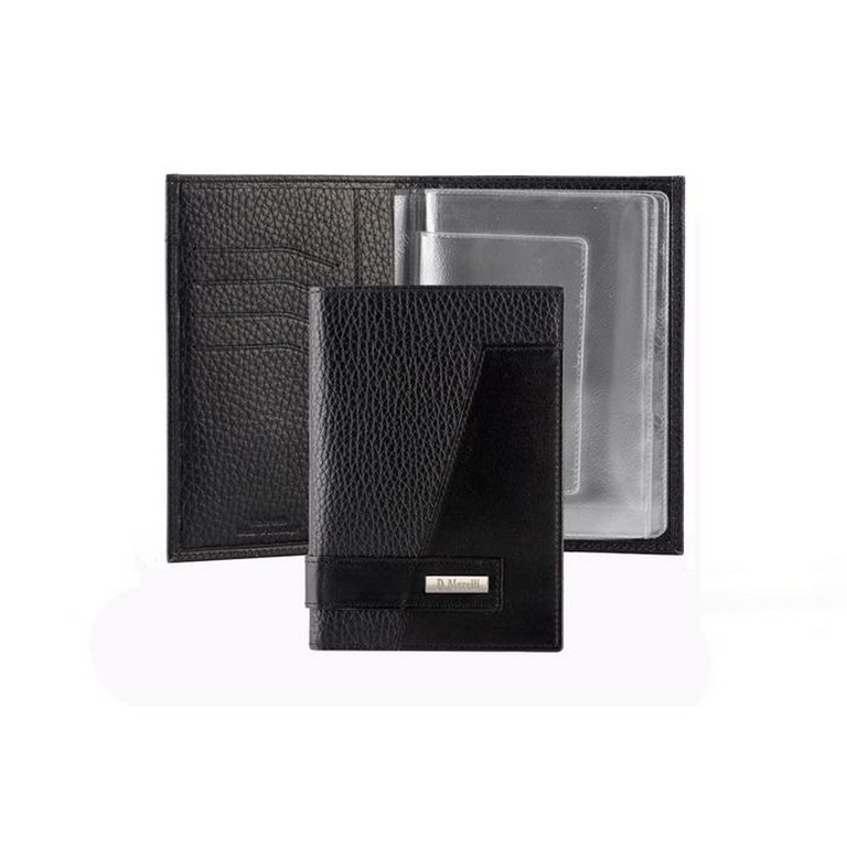 Бумажник водителя D.Morelli "Бруклин" с отделен. для купюр, нат. кожа, черный