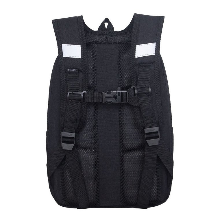 Рюкзак каркасный для мальчика Grizzly 26*37*17 см., черный