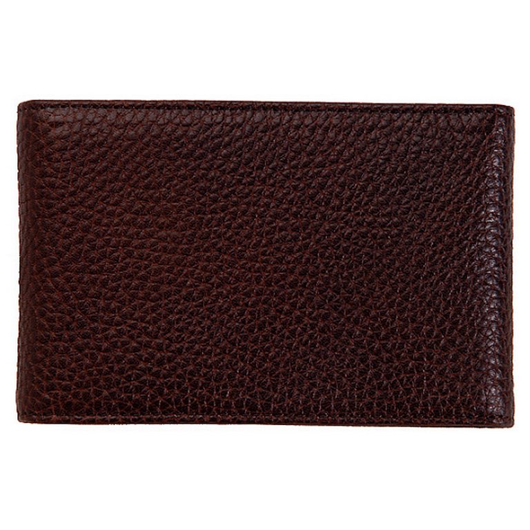 Визитница Dr.Koffer 7,5*12см на 36 визиток, цвет коричневый