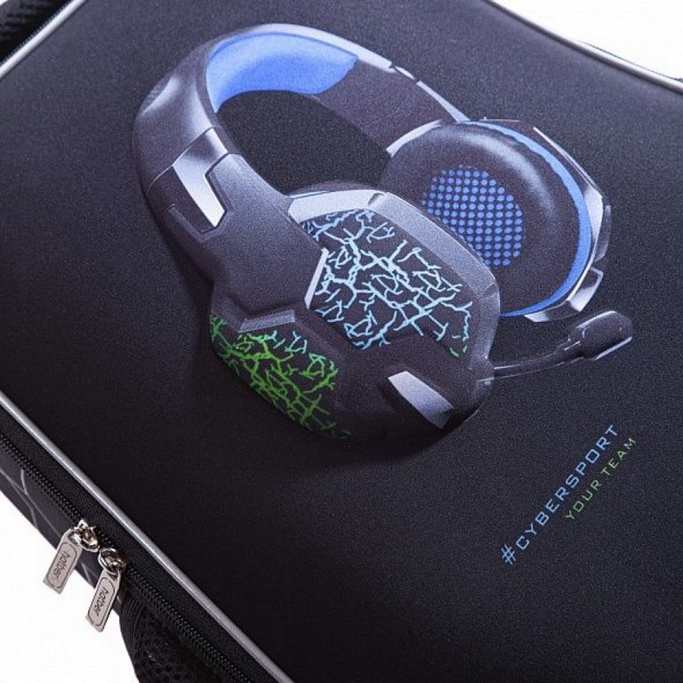 Рюкзак каркасный для мальчика Hatber ERGONOMIC light "Играй!" 38*29*12см 3D эффект