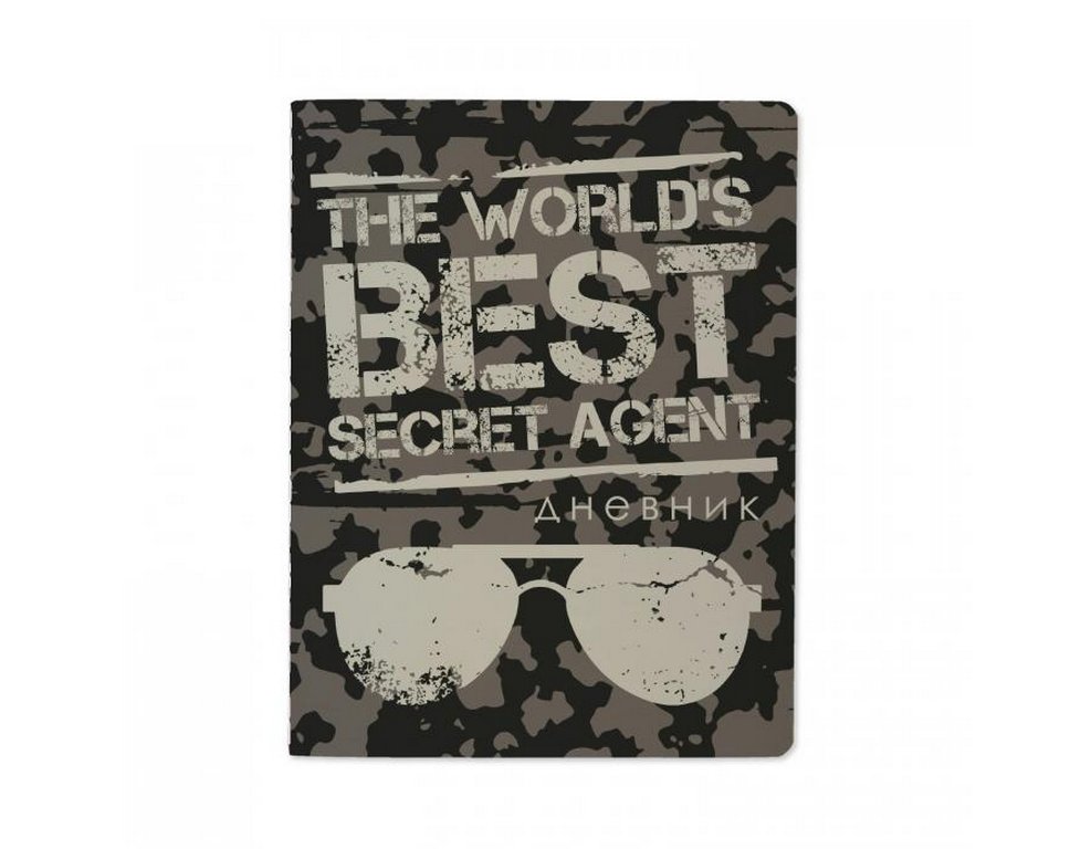 Дневник школьный мягкая обложка, глянц. ламин. "Top secret" 48л