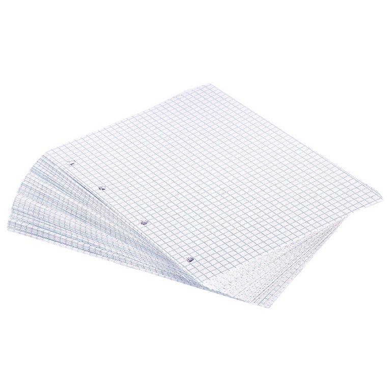 Сменный блок А4 80л. к общим тетрадям, клетка, белый BRAUBERG