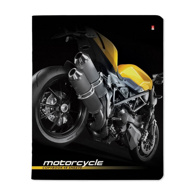 Тетрадь 48 лист кл. А5 на скрепке "СПОРТИВНЫЕ МОТОЦИКЛЫ"