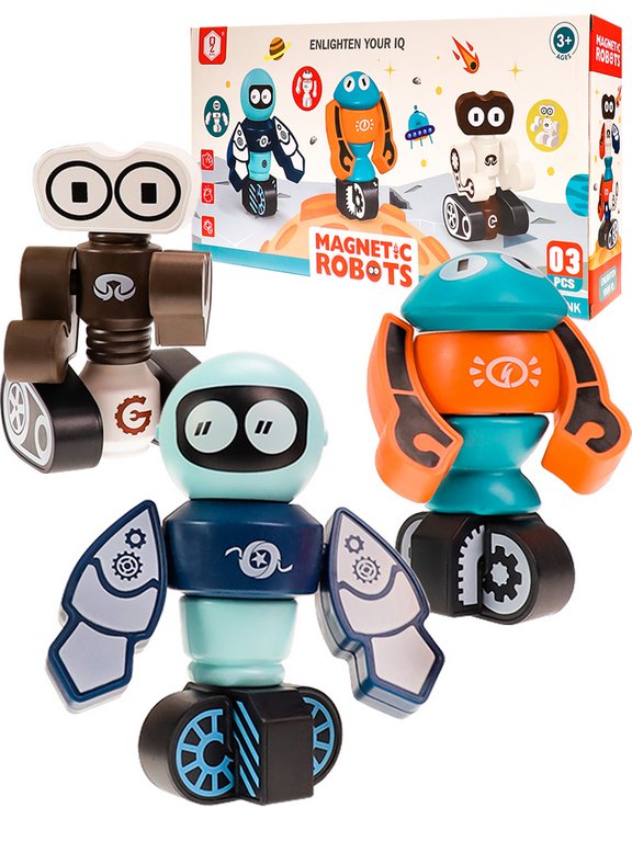 Конструктор магнитный "Космические роботы-2", 21 дет.