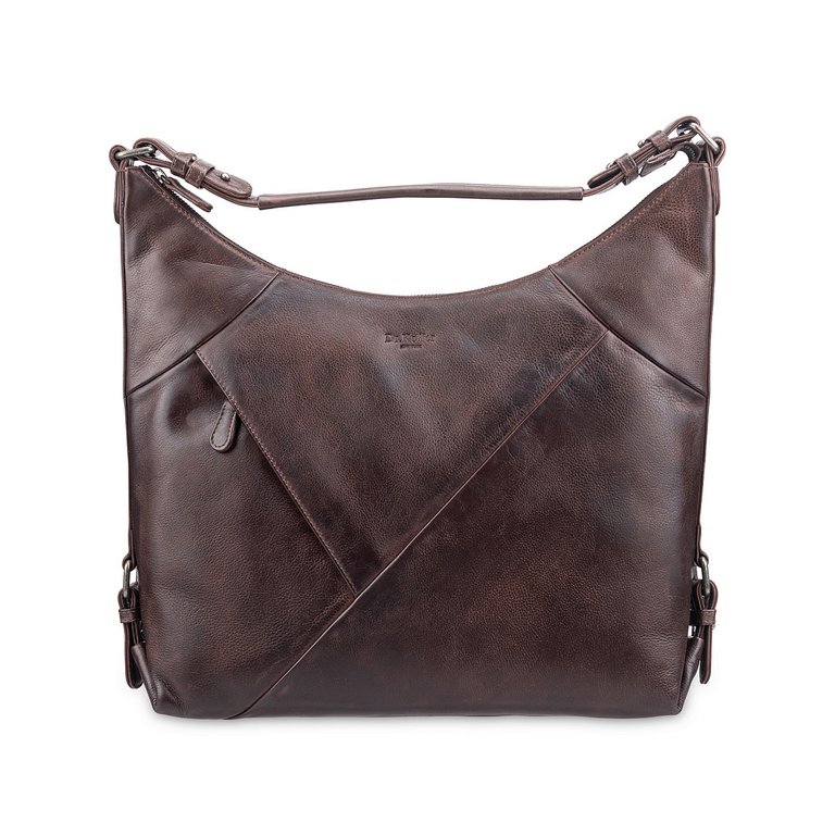 Сумка женская Dr.Koffer 42х30х10см см, нат.кожа коричневая