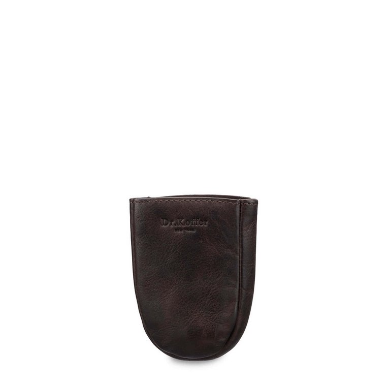 Футляр для ключей Dr.Koffer 7*9,5см, коричневый