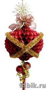 Украшение елочное "Золотой орнамент"