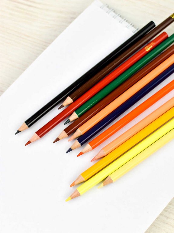 Набор карандашей  12 цв. Феникс+ "Натурель" (цвета природных оттенков)