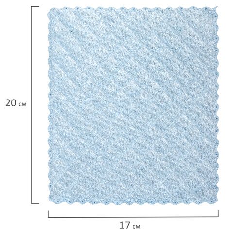 Салфетка для уборки помещений (губчатая, микрофибра) 17*20см LAIMA 3 шт/уп