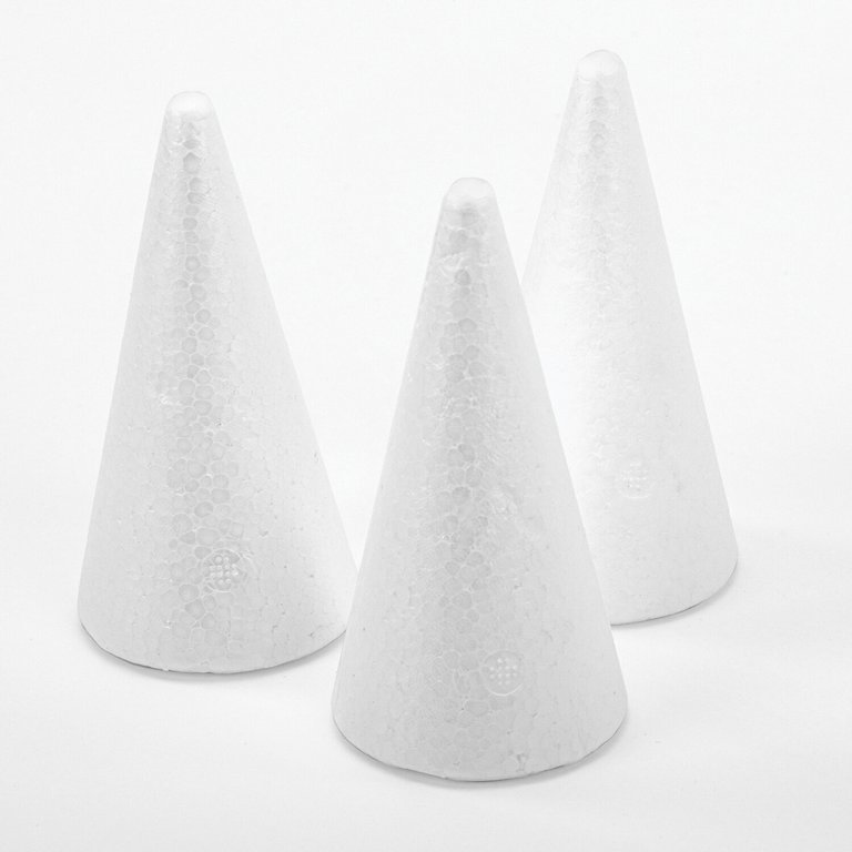 Фигурка для поделок из пенопласта Конус 115 мм ОСТРОВ СОКРОВИЩ