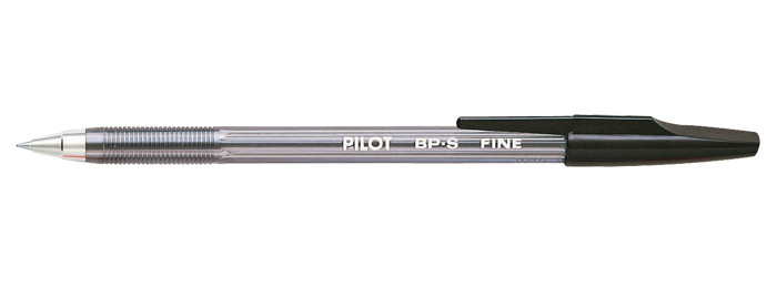 Ручка шариковая масляная Pilot  0,7мм черная (стерж.144мм, линия 0,22мм)