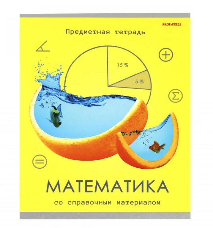 Тетрадь 48 лист кл. А5 на скрепке, со справ. мат-ом "ИГРЫ РАЗУМА. МАТЕМАТИКА"