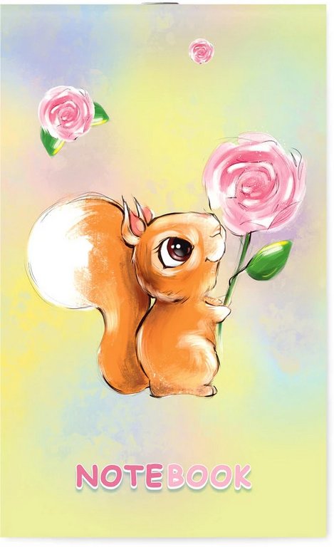 Блокнот А6  30л., 102*162 мм, на скрепке Lamark "Малыши"