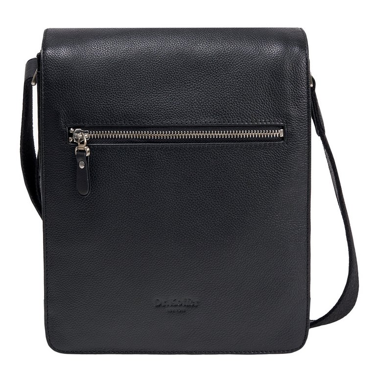 Сумка для документов Dr.Koffer 22*27*10см, нат. кожа, черный