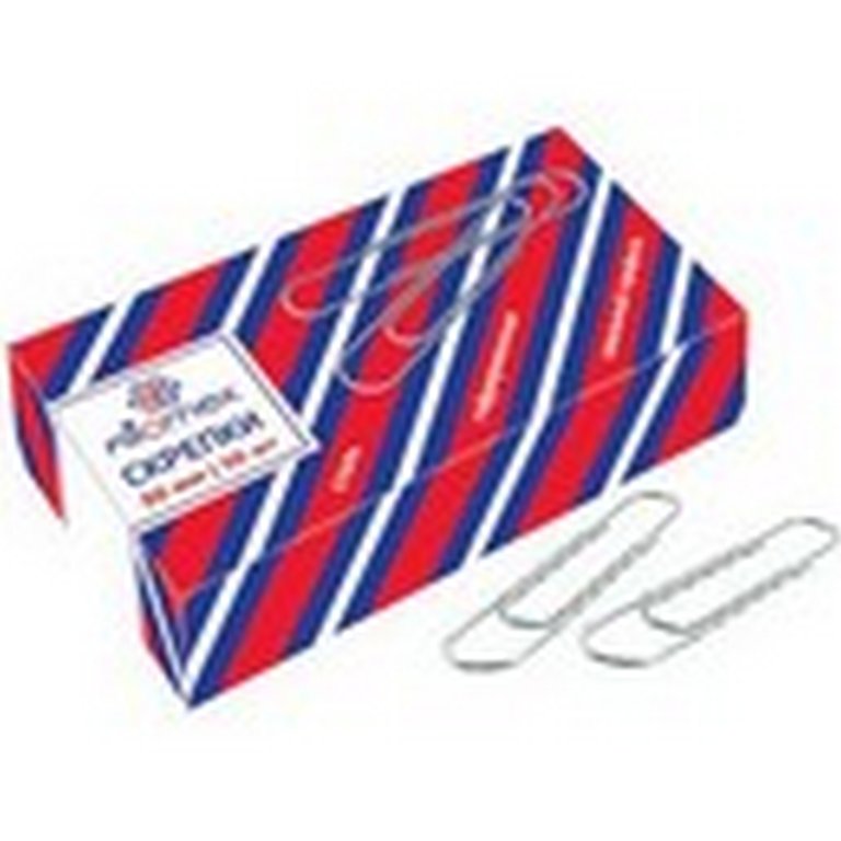 Скрепки 50 мм 50 шт/уп гофрированные Globus Г 50-50