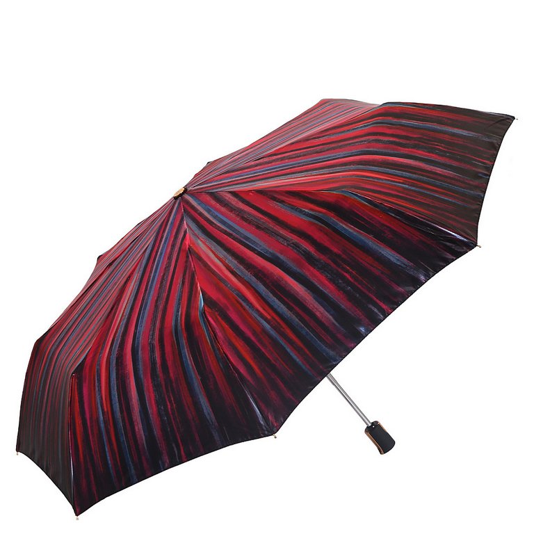 Зонт женский автомат Fabretti, облегченный, 3 сложения, сатин