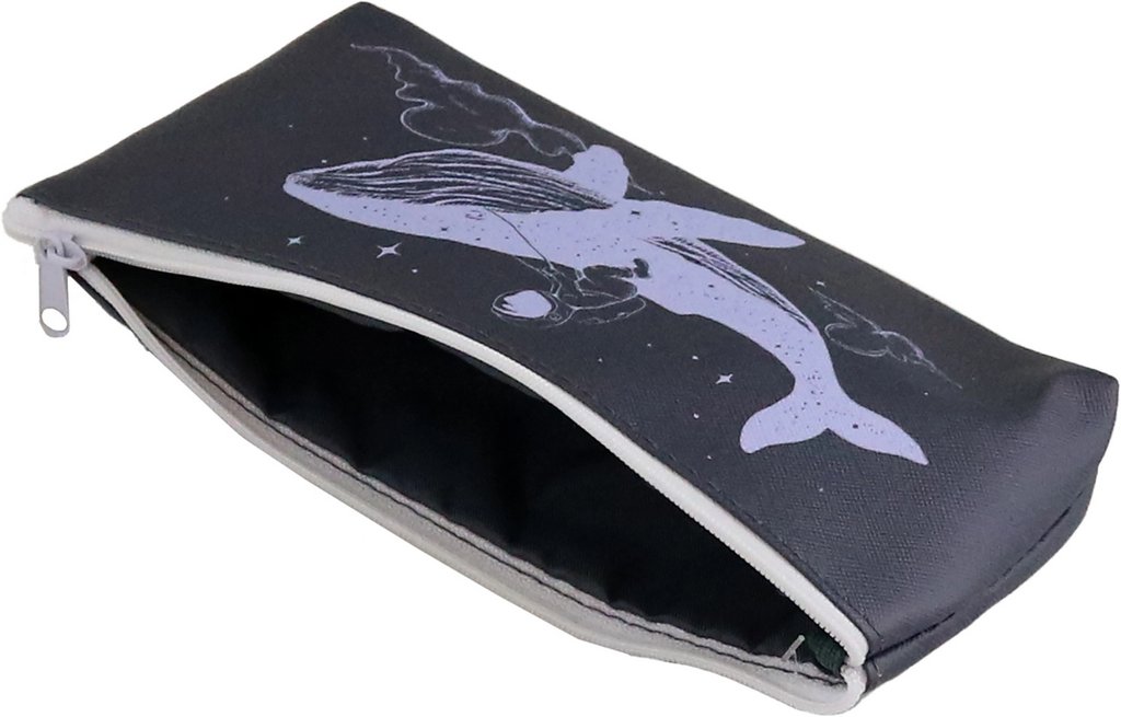 Пенал  для мальчика "Верхом на ките" 20х9,5х2 см кожзам