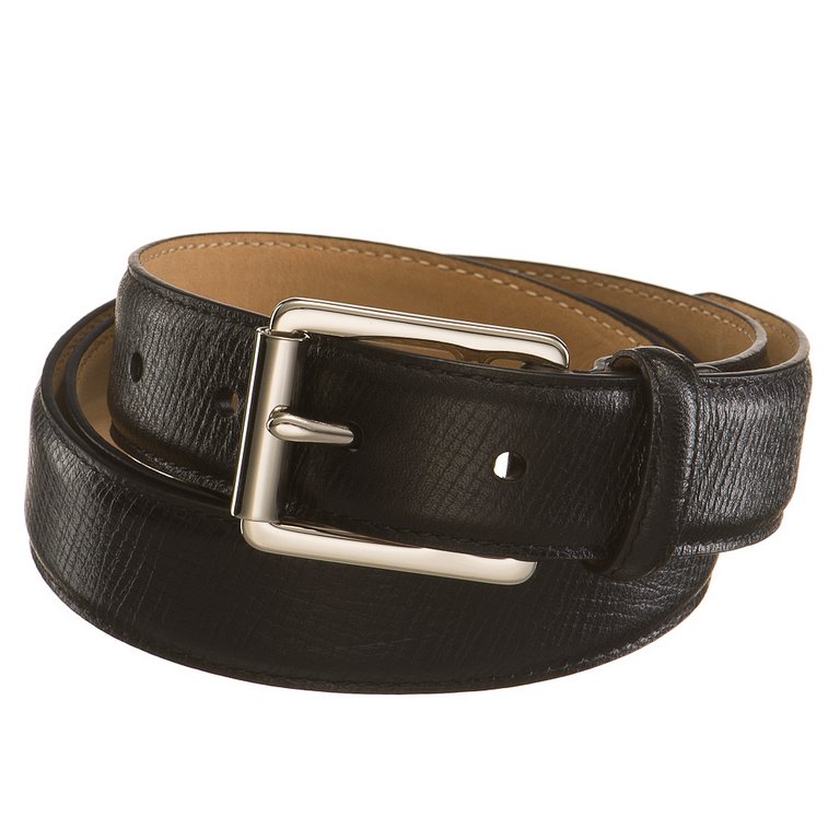 Ремень Dr.Koffer женский нат. кожа, длина 115см, черный