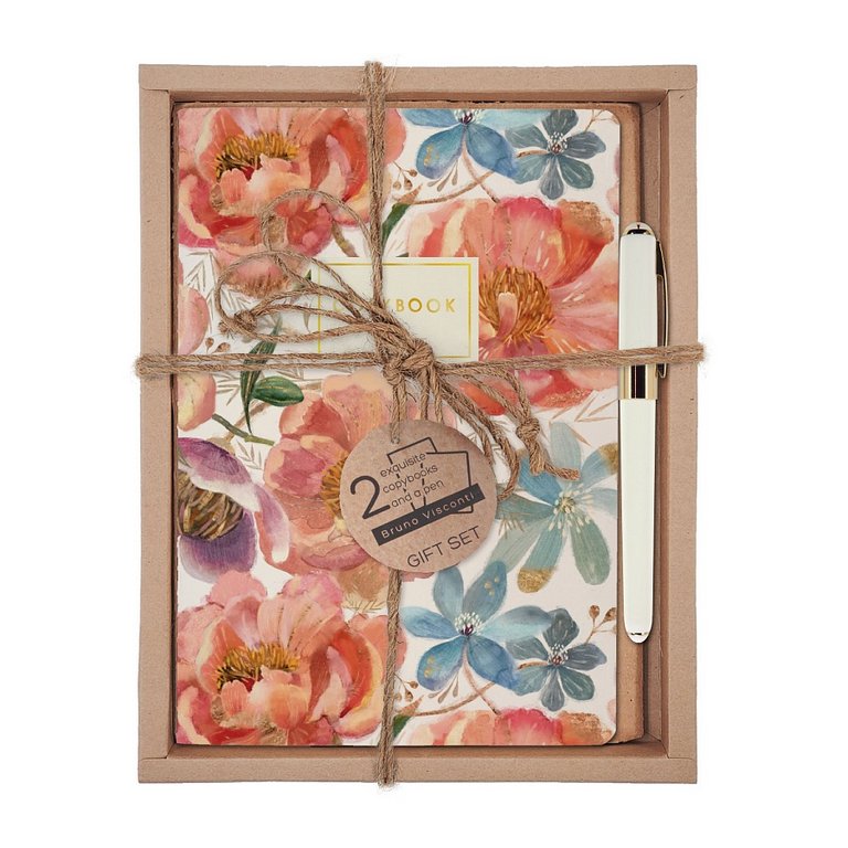 Набор подарочный BrunoVisconti "ЦВЕТОЧНАЯ ФЕЕРИЯ" (ДВЕ ТЕТРАДИ В КЛ.+ РУЧКА)