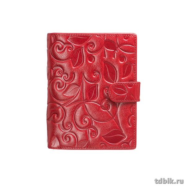 Обложка для паспорта и автодокументов Dr.Koffer 10,5*13,5см, нат. кожа, бургунди