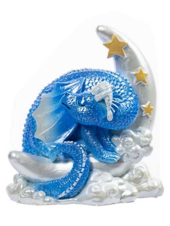 Символ 2024г Фигурка "Дракон в облаках" из полирезины, 5х9х8,5см