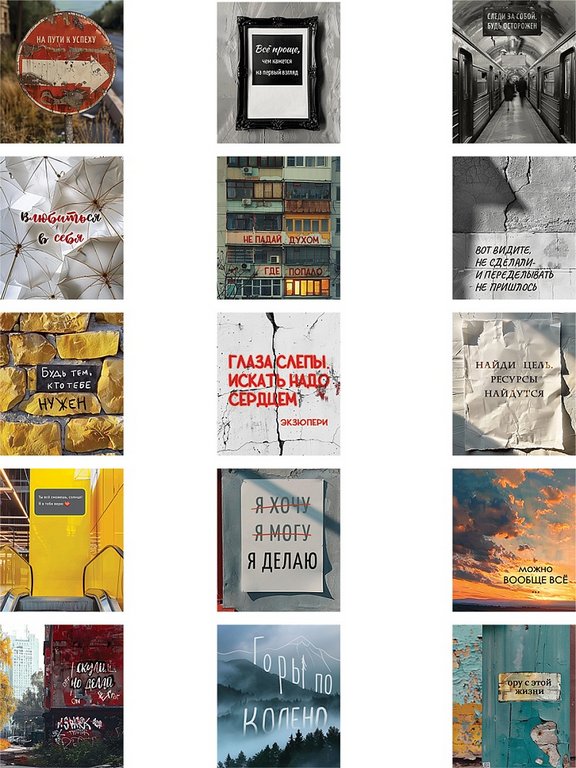 Набор наклеек  "С Цитатами" (30 шт)