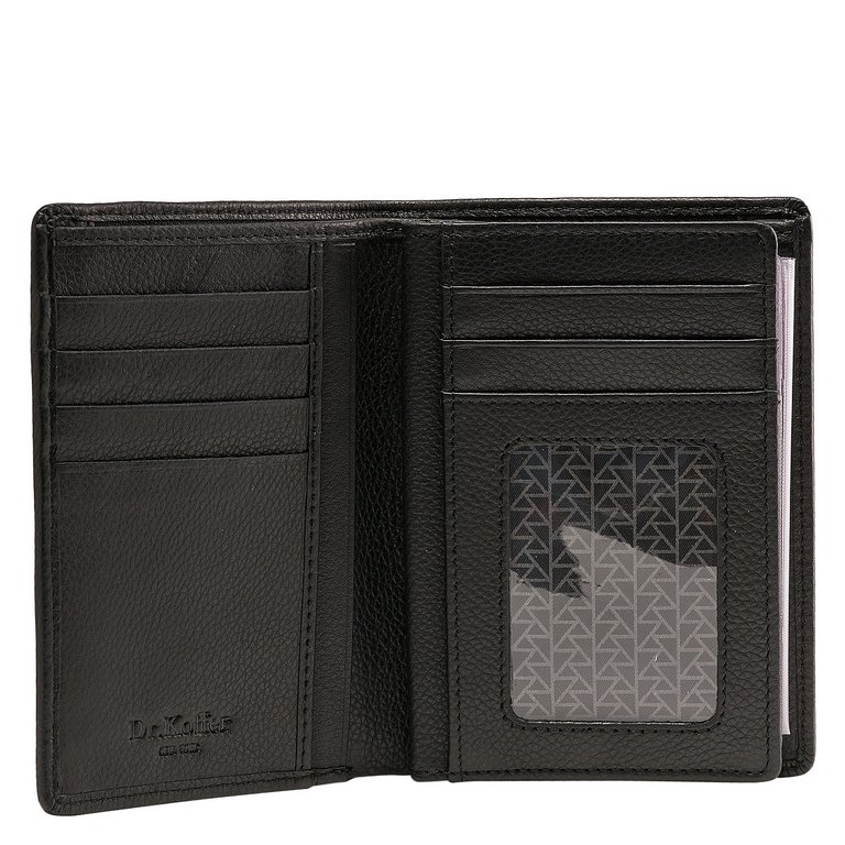 Обложка для автодокументов Dr.Koffer нат. кожа, черный
