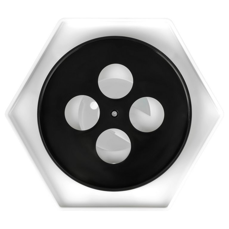 Подставка наст д/канц. принадлеж. Стамм "Maxi Desk", 10 отд., белая (вращающаяся)