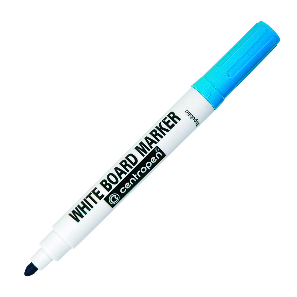 Маркер для доски Centropen 2,5 мм синий круг.