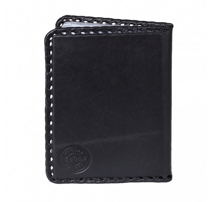 Бумажник для автодокументов Макей, нат. кожа, цвет коричневый с худ. росписью, черный