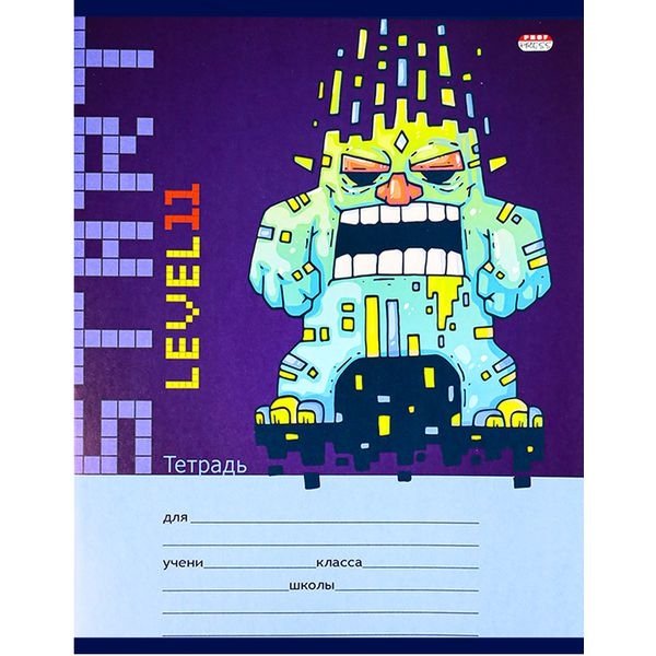 Тетрадь 24 лист кл. А5  Prof-Press "КИБЕРГЕРОИ" мелов. обл.