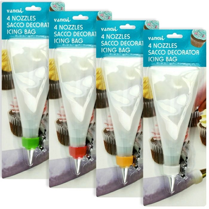 Мешок кондитерский с насадками (4шт)