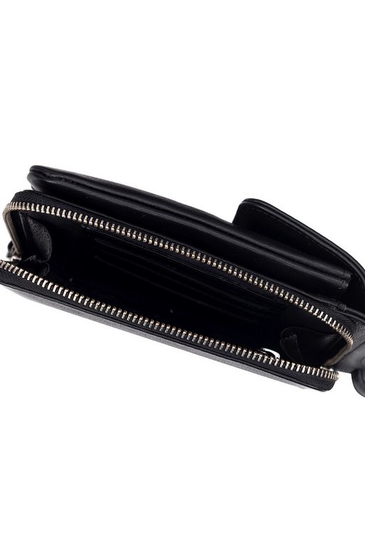 Сумка женская Dr.Koffer 13х19х4см см, нат.кожа черная