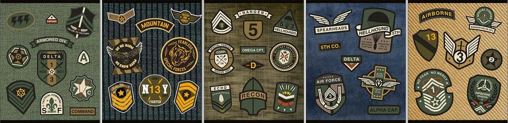 Тетрадь 18 лист кл. А5 "Шевроны"