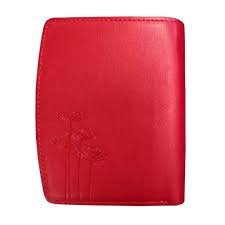 Портмоне D.Morelli женское "Red-2" среднее, нат.кожа