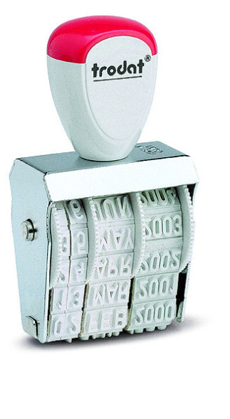 Датер ленточный 4 мм буквенный (русский алфавит) Trodat