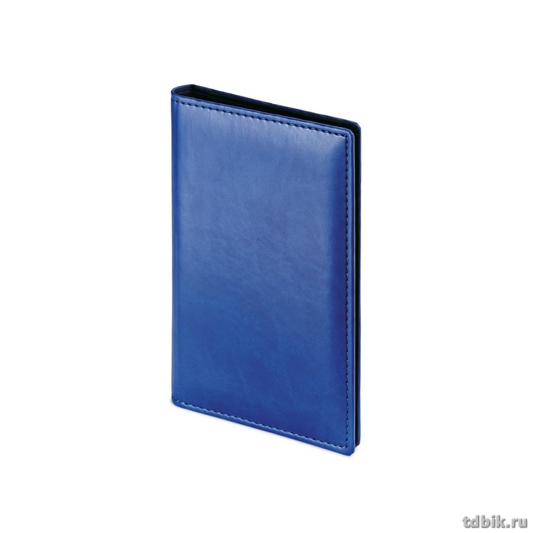 Визитница на 72 визитки Bruno Visconti VELVET кожзам, цвет синий